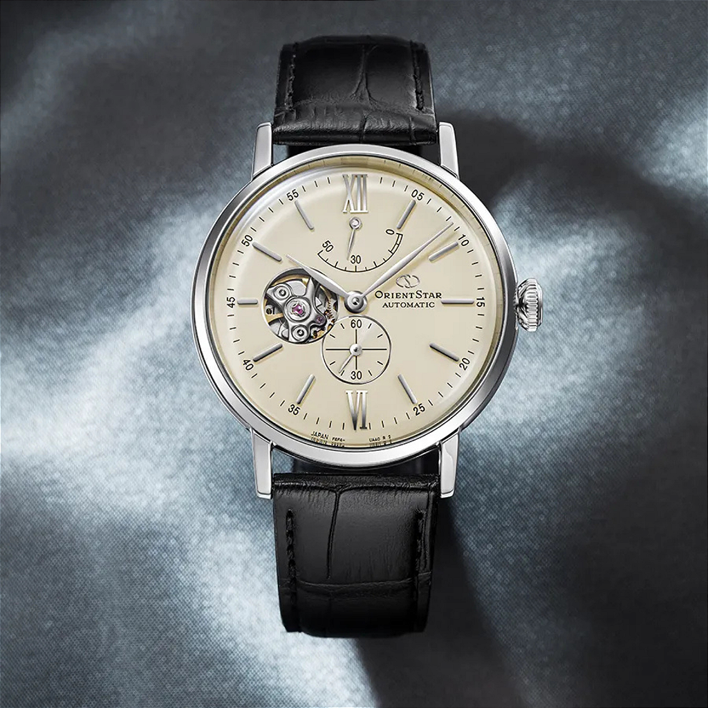 Orient Star RE-AV0002S00BClassic Open Heart Rose Gold Automático
