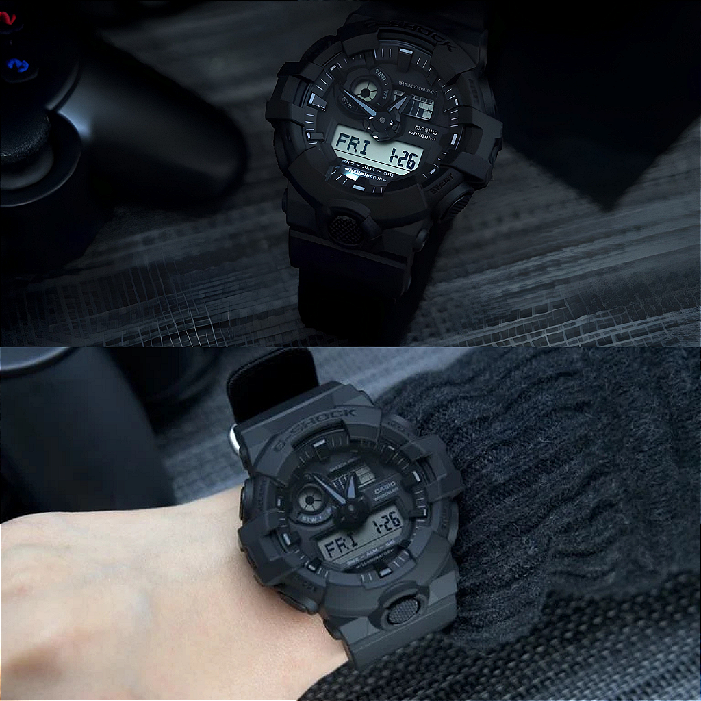 G-Shock GA-700BCE-1ADR Preto Série BCE - Relojoaria Impala - Desde