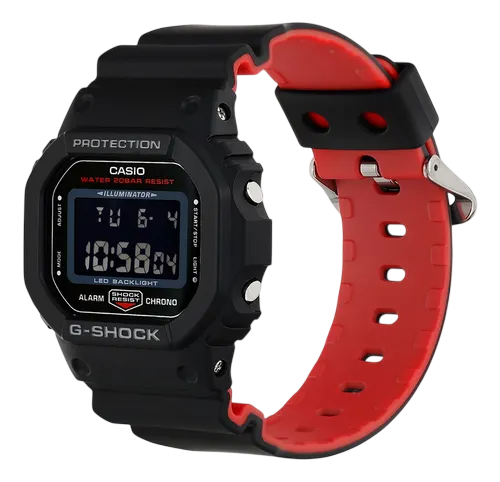 G-Shock DW-5600UHR-1DR Resistência Clássica 200M - Relojoaria