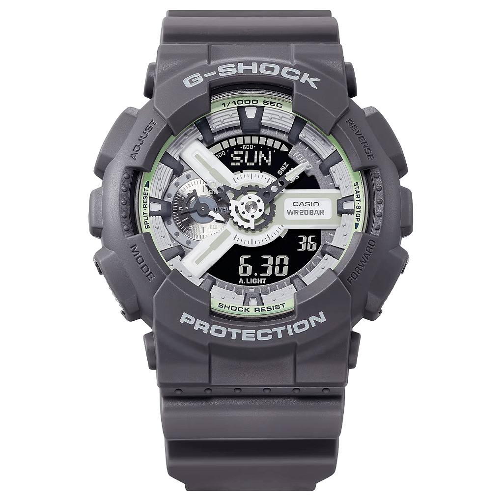 G-SHOCK GA-110HD-8ADR Hidden Glow – Edição UV Translúcida e 200M