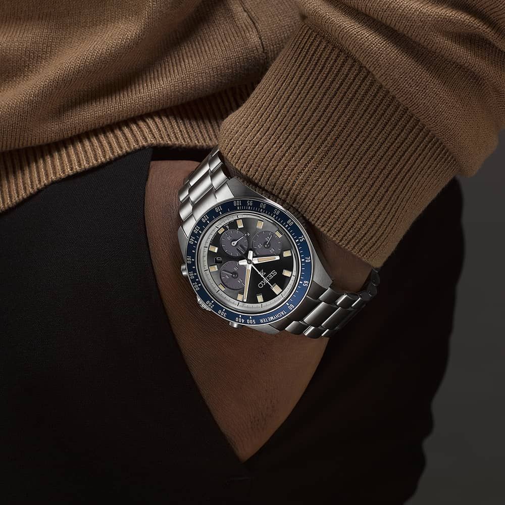 Relógio Seiko Prospex SpeedTimer Solar SSC939 Cronógrafo