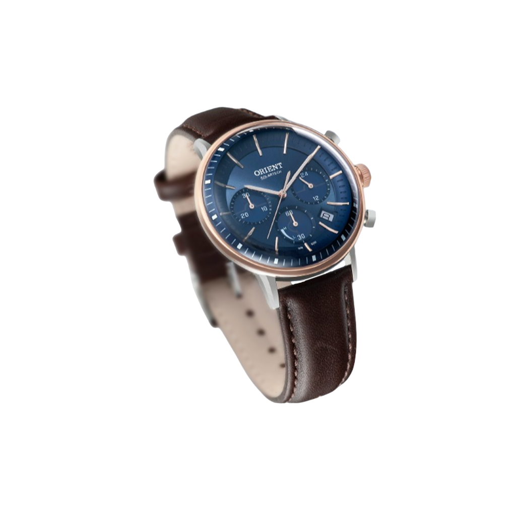 Relógio Orient Solartech Cronógrafo Neo Vintage MTSCC050