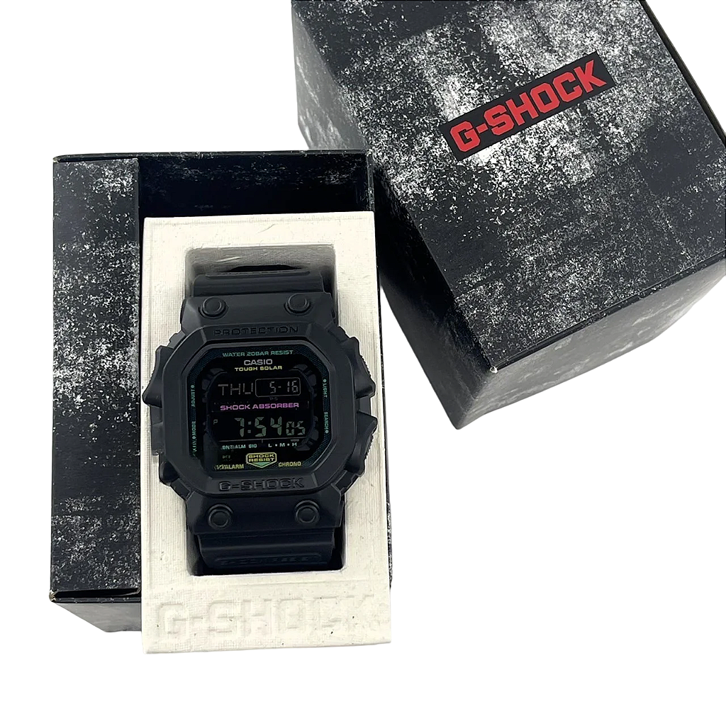 G-SHOCK The King GX-56MF-1DR Preto Fluorescente - Relojoaria