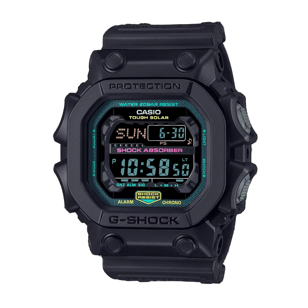 G-SHOCK The King GX-56MF-1DR Preto Fluorescente - Relojoaria
