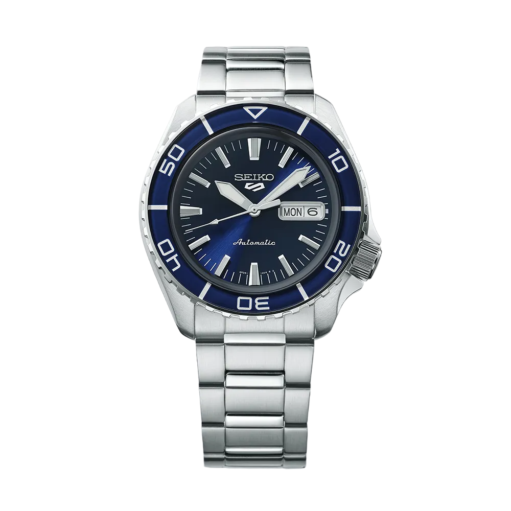 セイコー5オートマチック Seiko 5 Sports SRPK97 Automático Azul 42.5mm 55 Fathoms