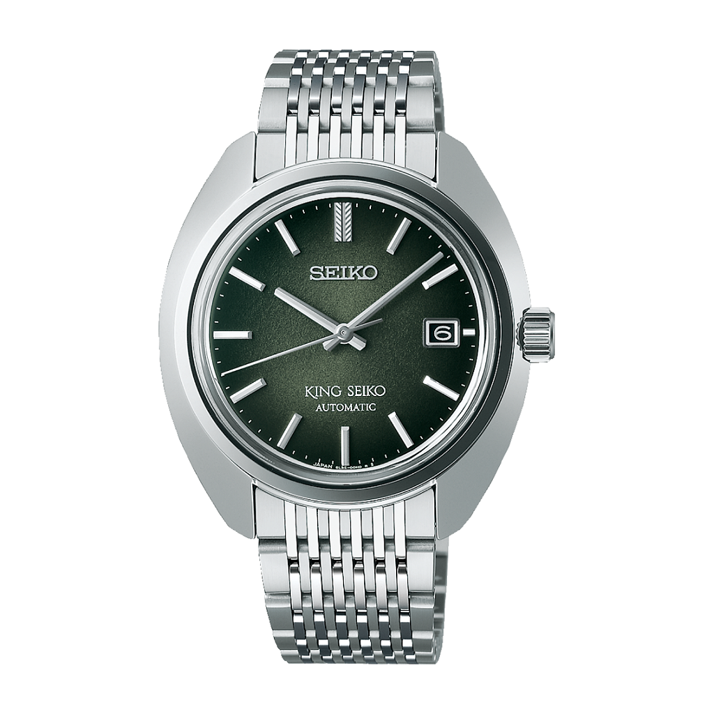 ★★★Q-pot.トケトケイ パステルグリーン★★★セイコー製(SEIKO) Relógio King Seiko Forest Green SDKA021 / SJE113 Automático Verde