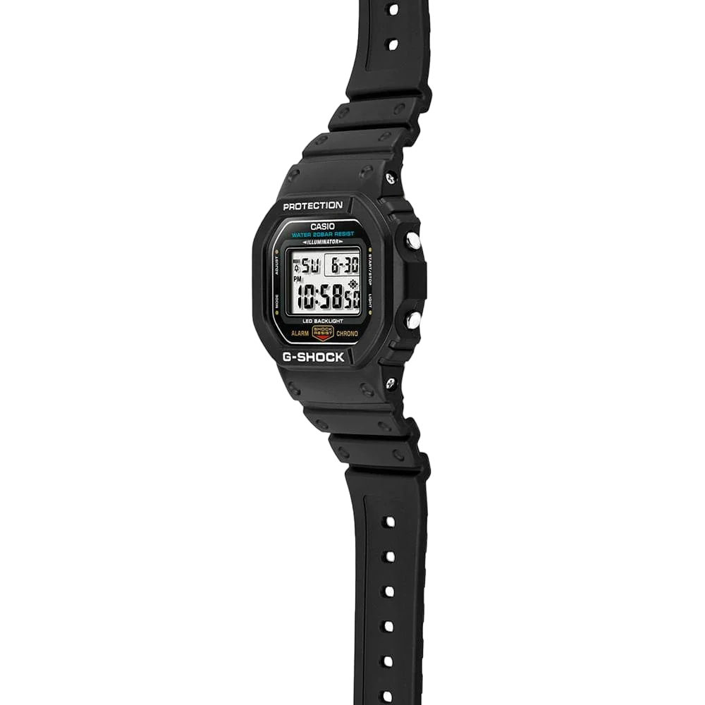 G-Shock DW-5600UE-1DR Clássico 1980 LED 200M - Relojoaria Impala