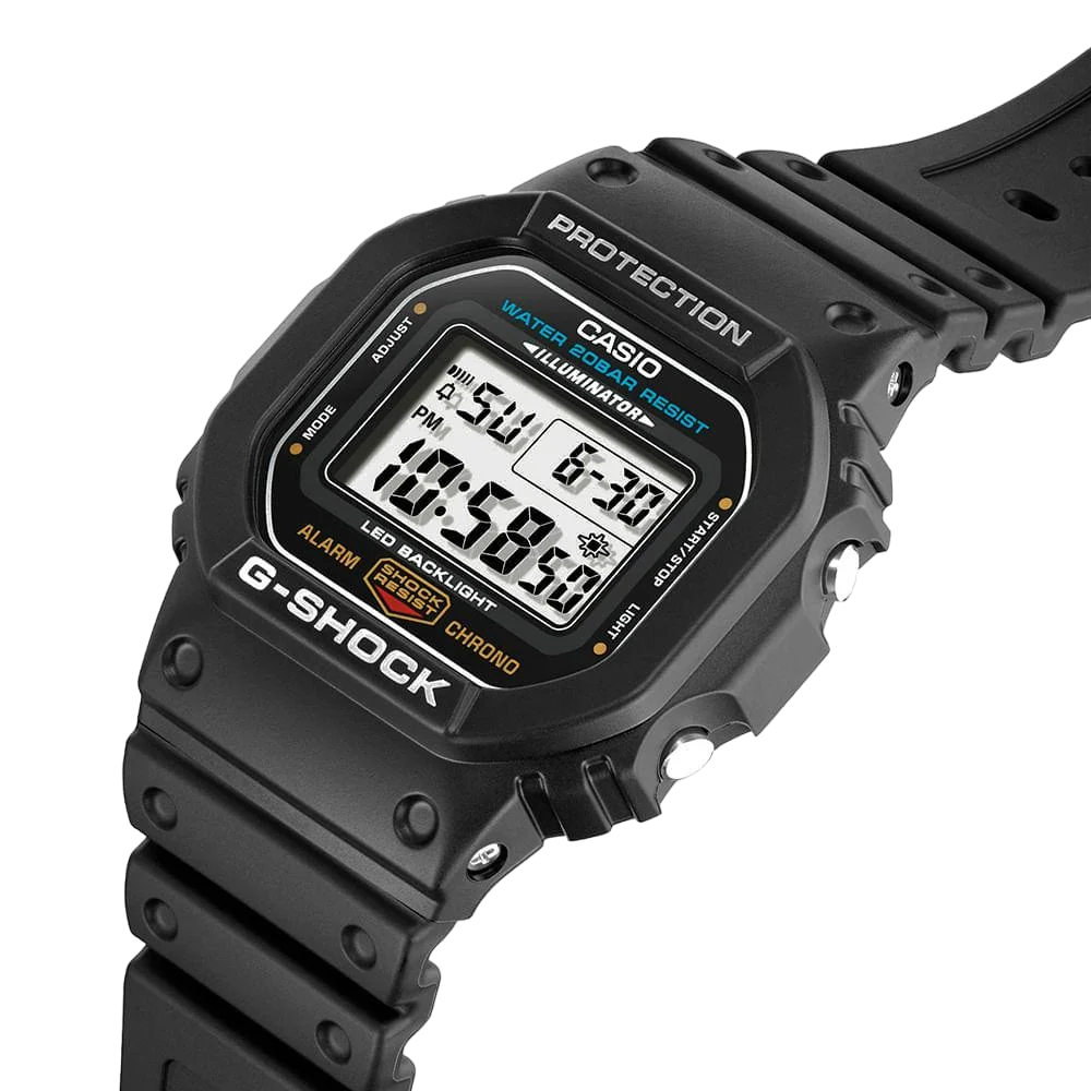 G-Shock DW-5600UE-1DR Clássico 1980 LED 200M - Relojoaria Impala