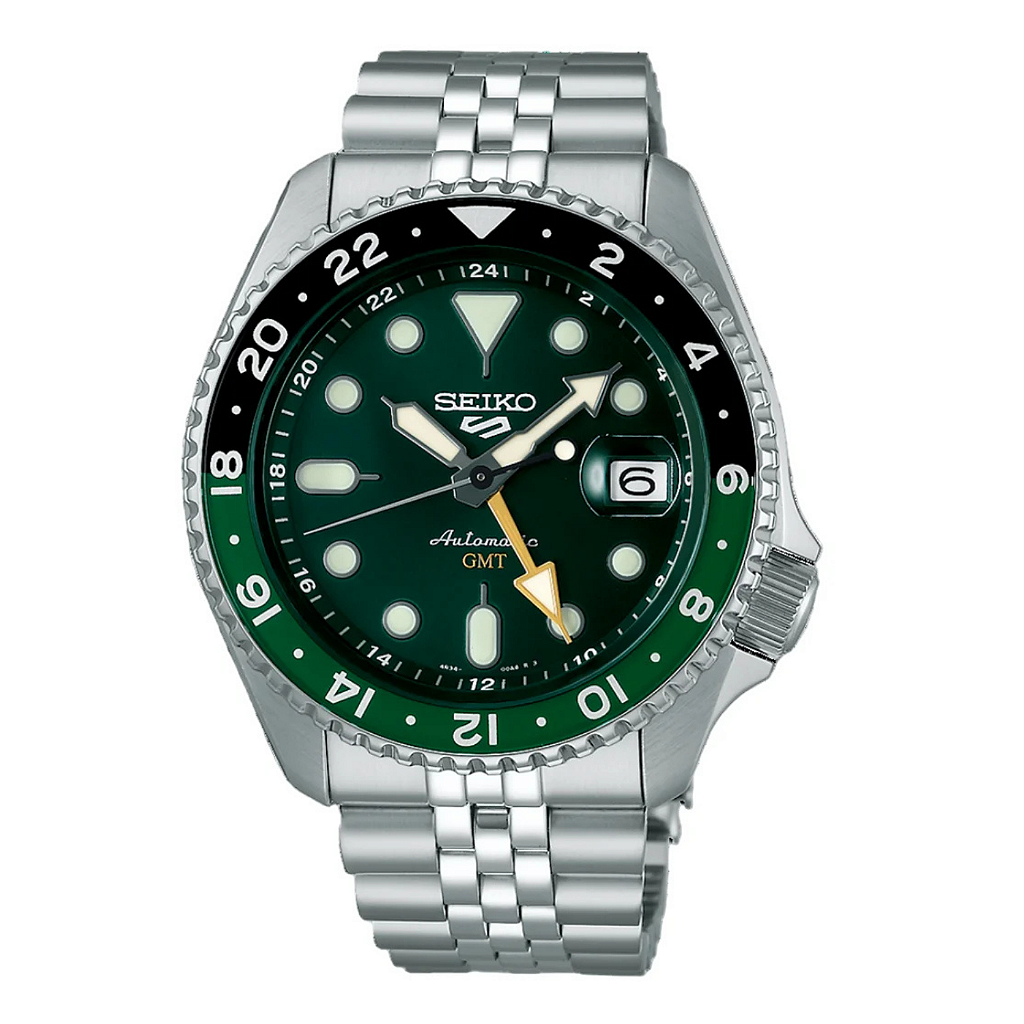 Seiko 5 Sports SSK035 GMT Automático Verde 42.5mm - Relojoaria