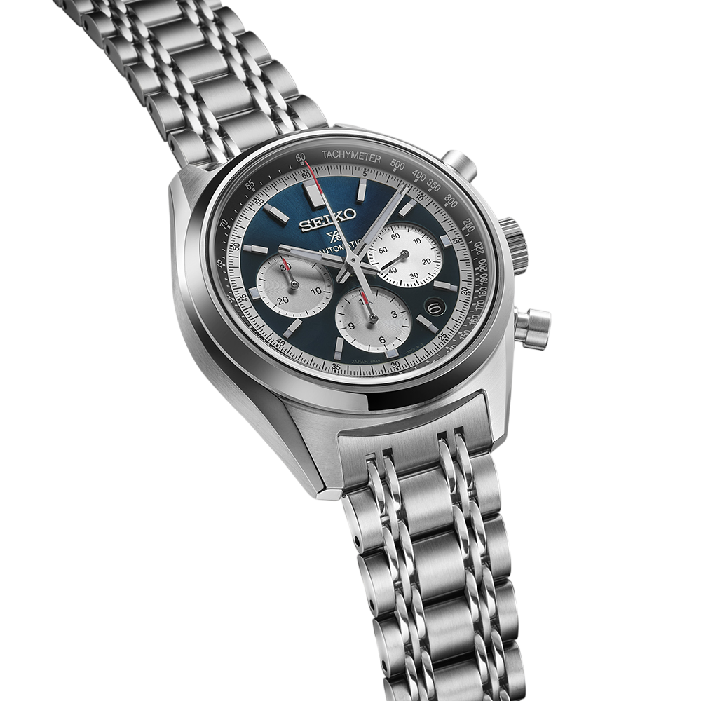 Relógio Seiko Prospex SBEC025 / SRQ051 Cronógrafo Mecânico Azul
