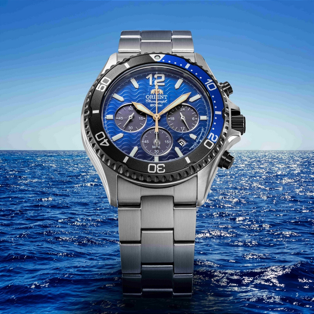 時計 Orient mako Orient Mako Limited Edition RA-TX0208L10B Solar Azul - Relojoaria