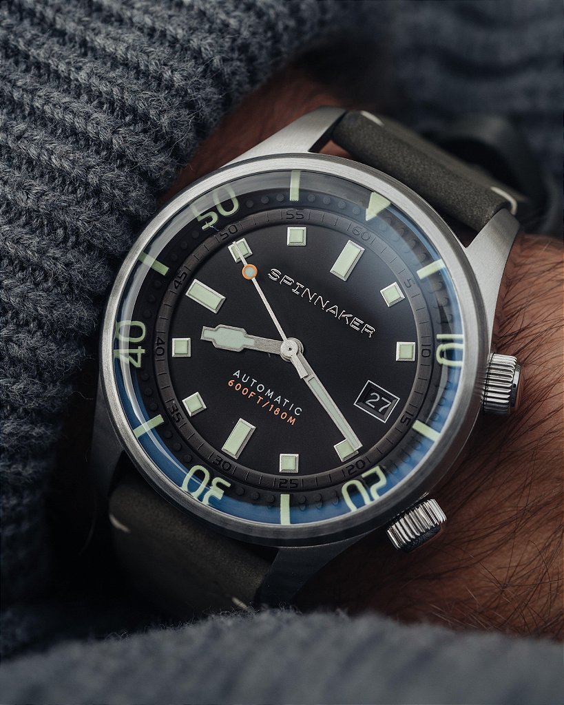 Relógio Bradner SP-5062-02 Automático, 42mm, 180m, Pulseira Couro Relógio Bradner SP-5062-02 Automático, 42mm, 180m, Pulseira Couro