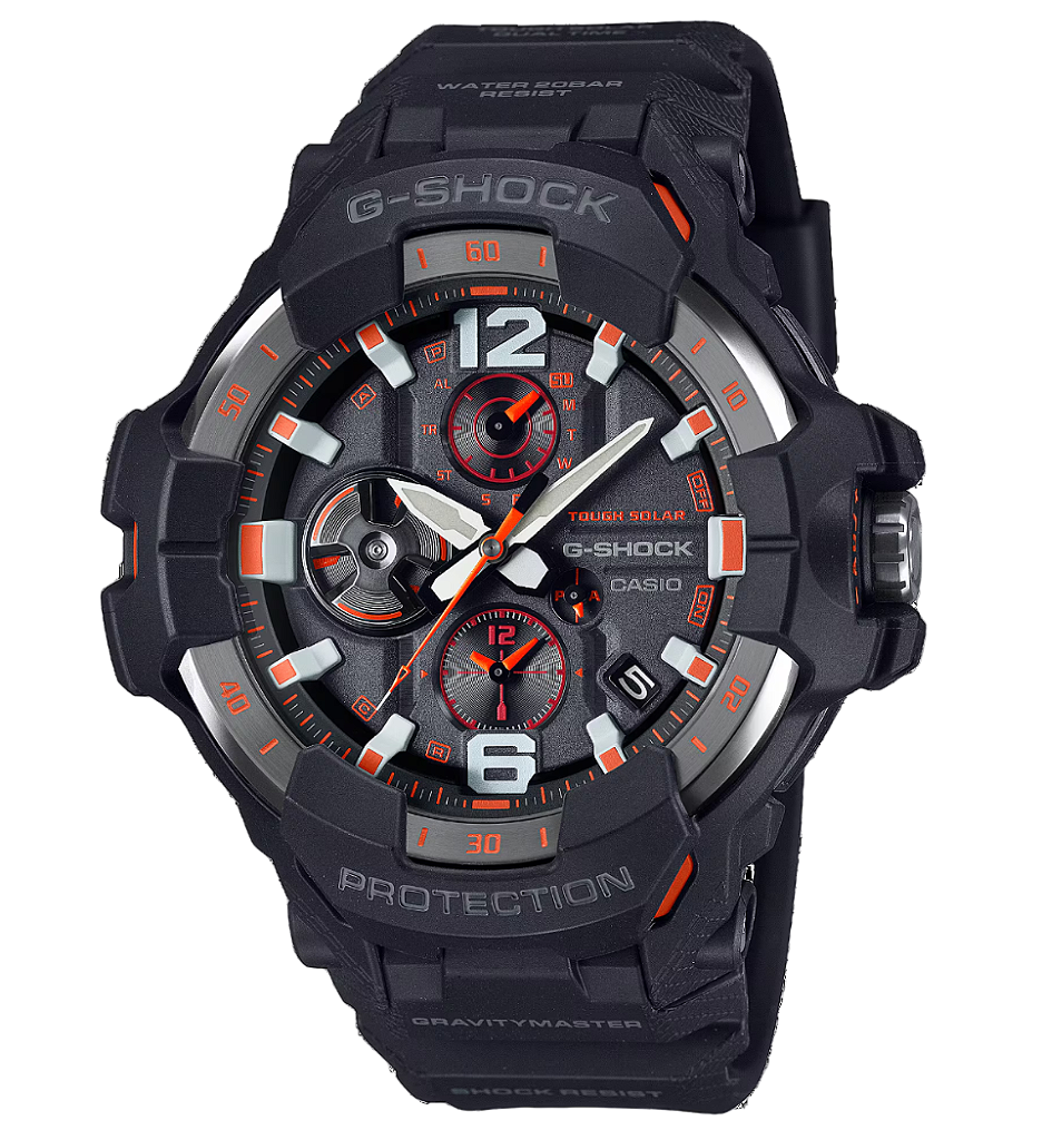 G-Shock GR-B300-1A4DR Gravitymaster Preto 200M Bluetooth