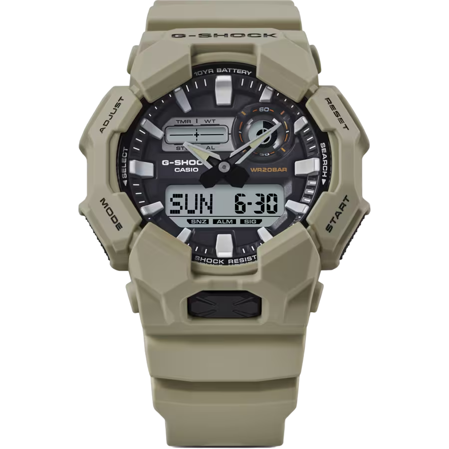 G-SHOCK GA-010-5ADR Pulseira Bege Analógico-Digital - Relojoaria