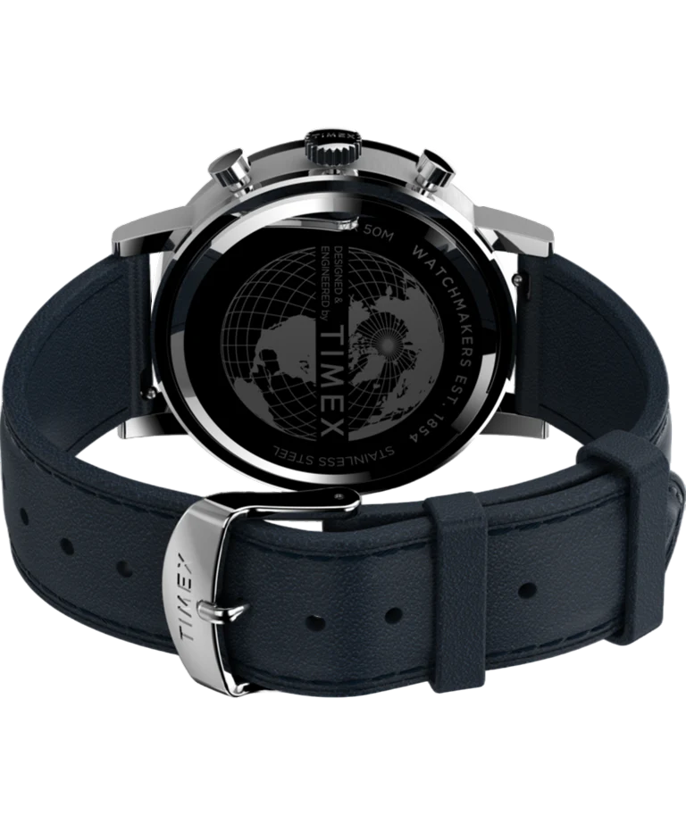 Timex Midtown TW2V36800M Azul Cronógrafo Elegante - Relojoaria