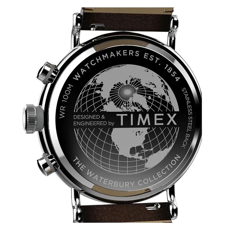 Timex Waterbury TW2W47300M Salmão Cronógrafo Sustentável