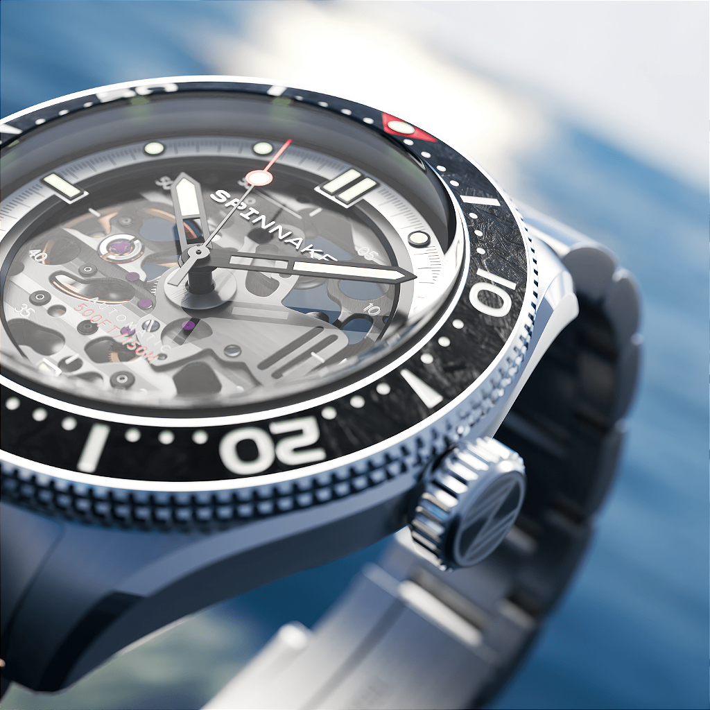 Relógio Spinnaker Croft 42 Skeleton Automatic Aço NH70