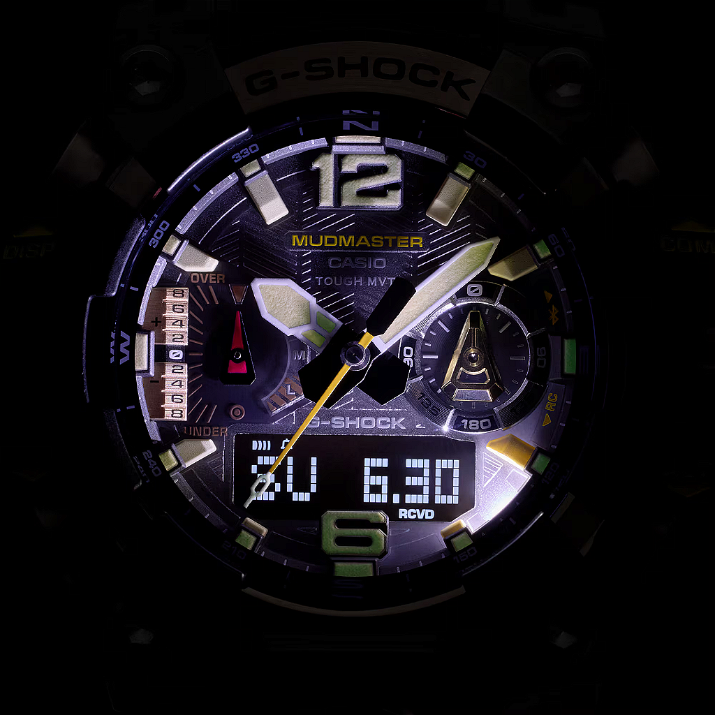 G-SHOCK Mudmaster GWG-B1000-1A4DR Master of G Vermelho e Preto