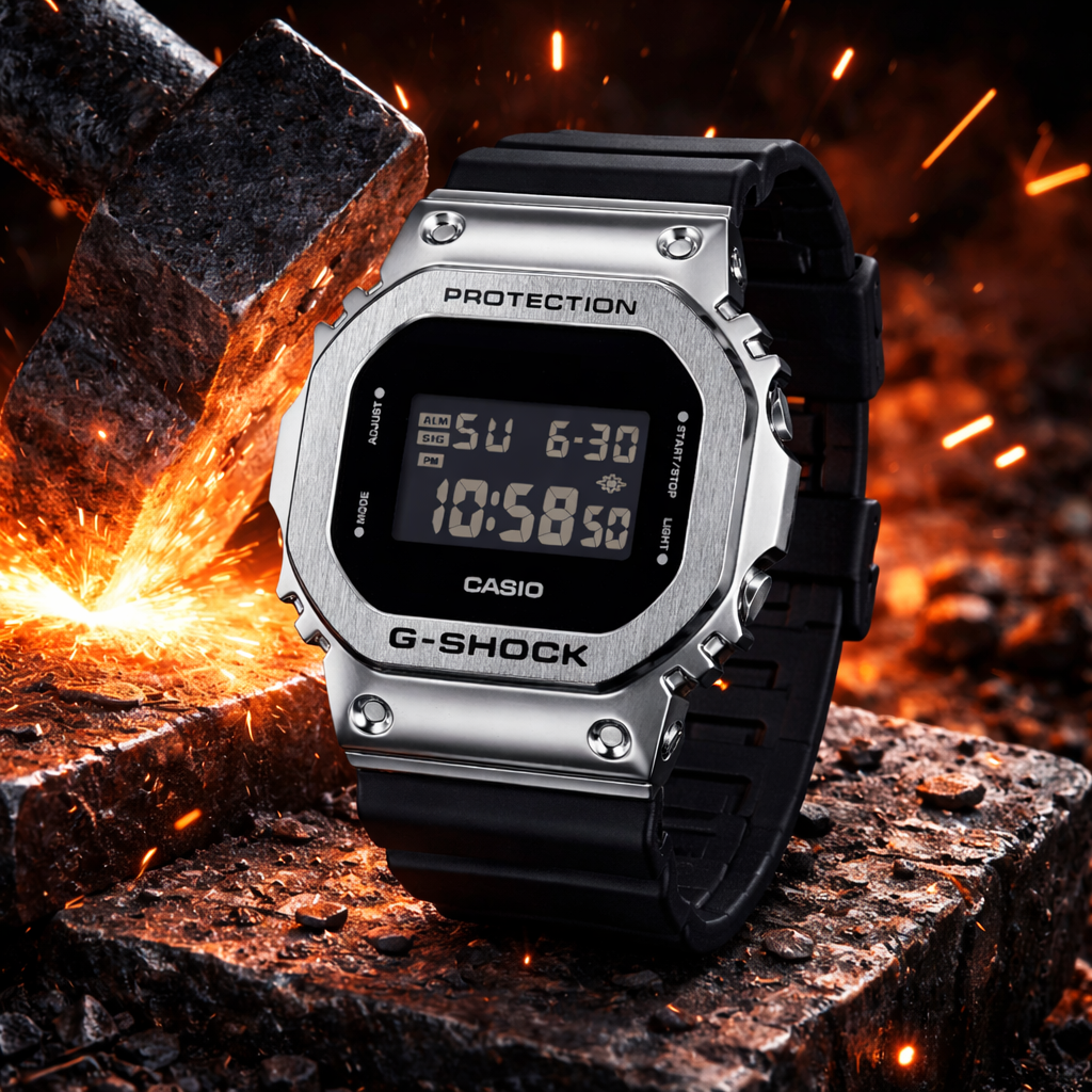 G-SHOCK gショックGM-5600 メタル GM-5600-1 | CASIO