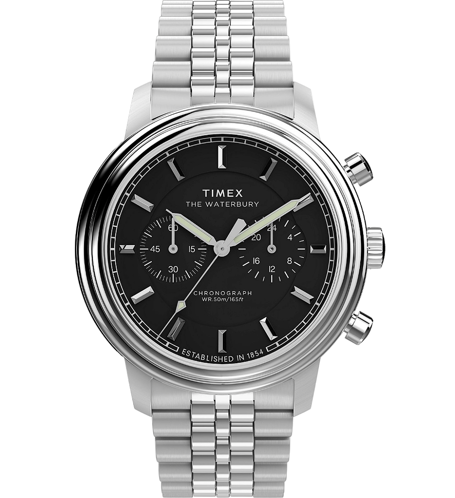 トムヤム Timex Waterbury Metropolitan TW2Y23400 com Cronógrafo Pulseira de