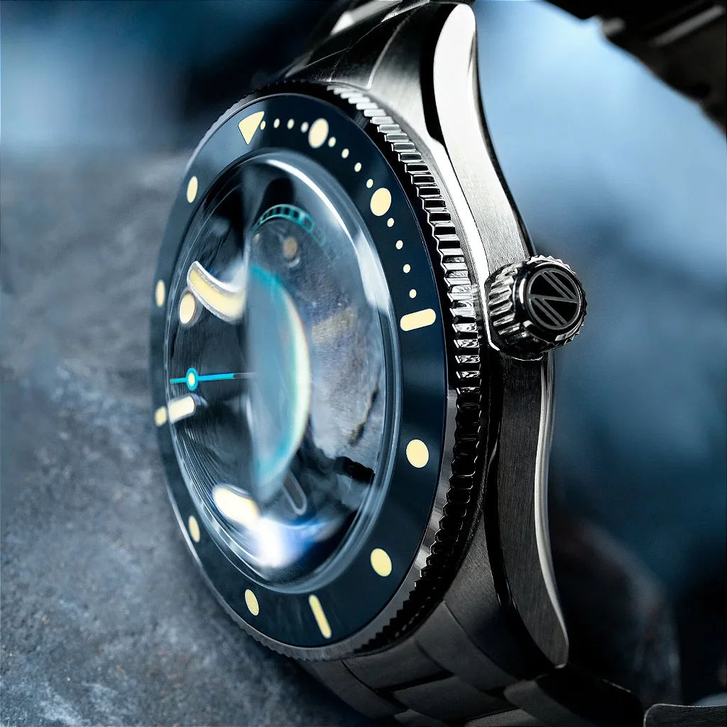 Relógio Challenger Automatic Seiko NH35 42mm Mergulho 300m