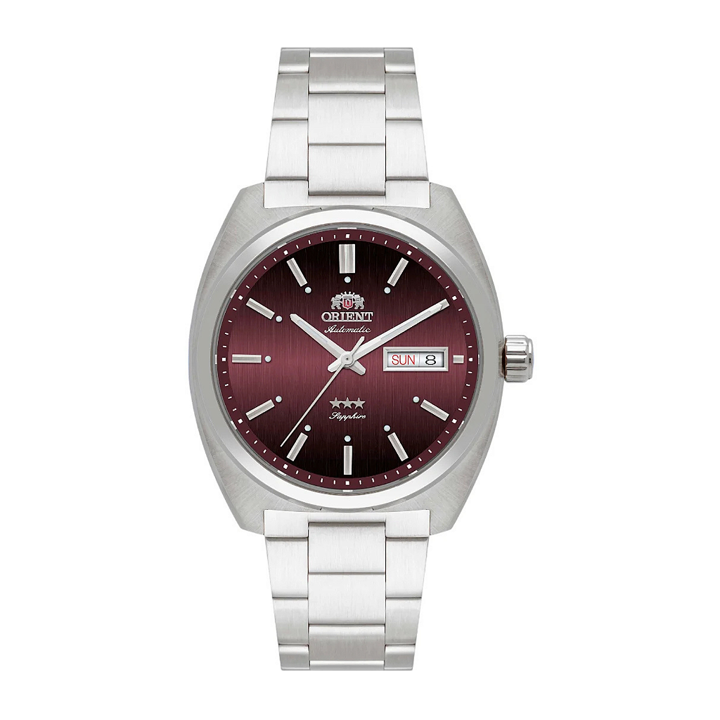 Relógio Orient Heritage Vermelho Automático YN6SS001 W1SX 39mm