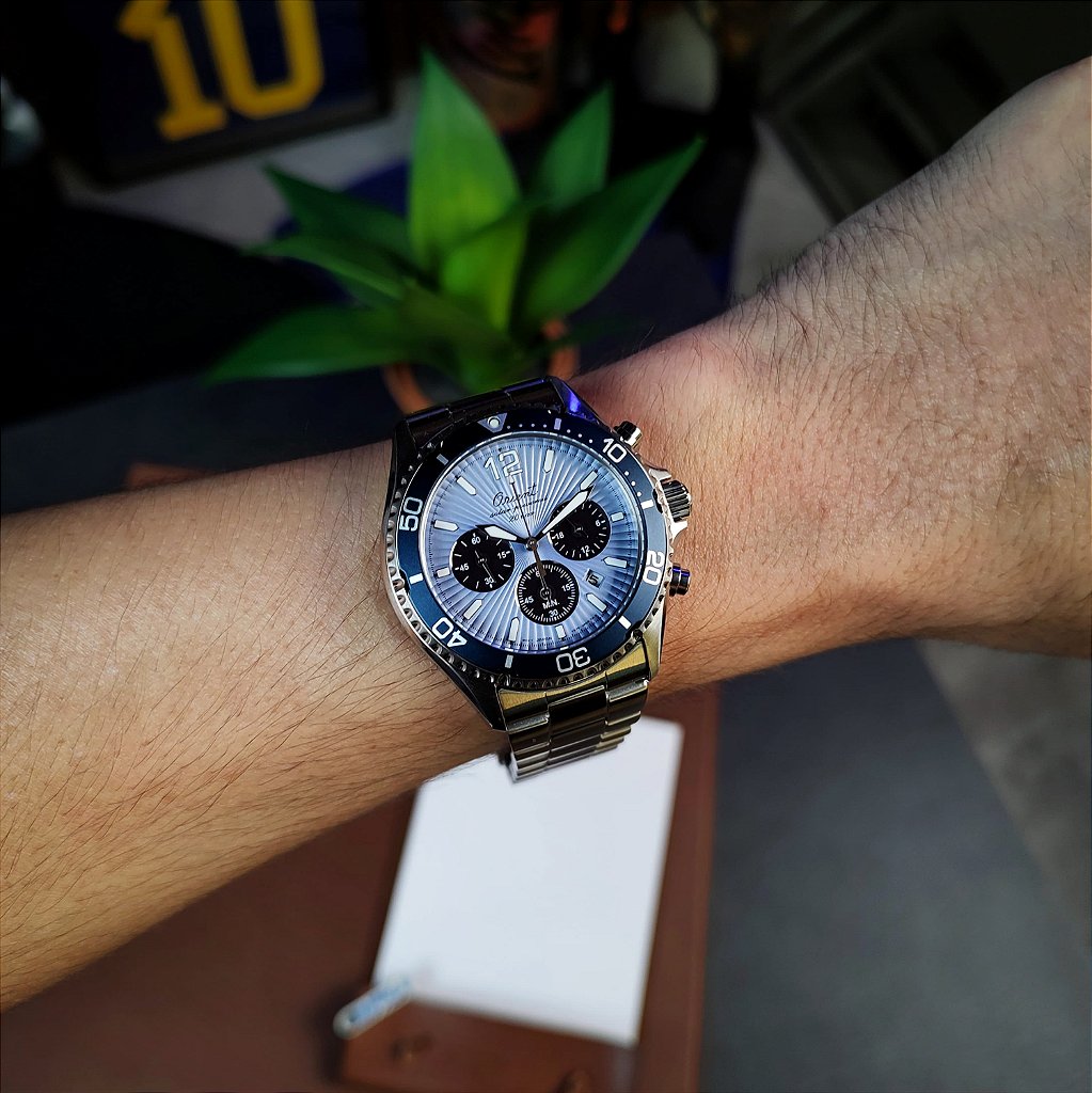 Relógio Orient Sports Mako Solar RA-TX0210L10B 42mm - Relojoaria