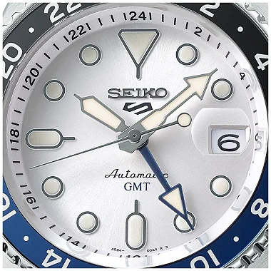 Seiko 5 Sports SSK033 GMT Automático Branco 42.5mm - Relojoaria