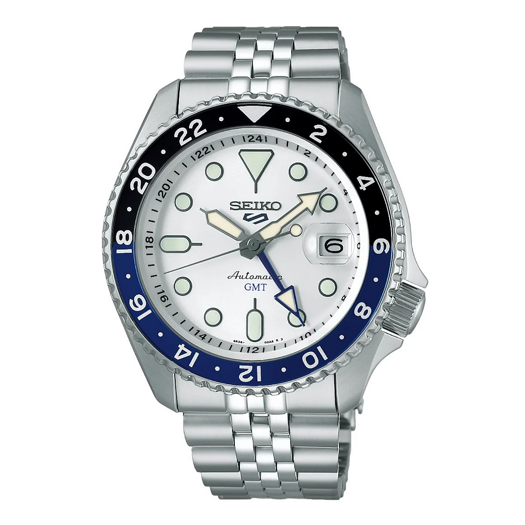 Seiko 5 Sports SSK033 GMT Automático Branco 42.5mm - Relojoaria
