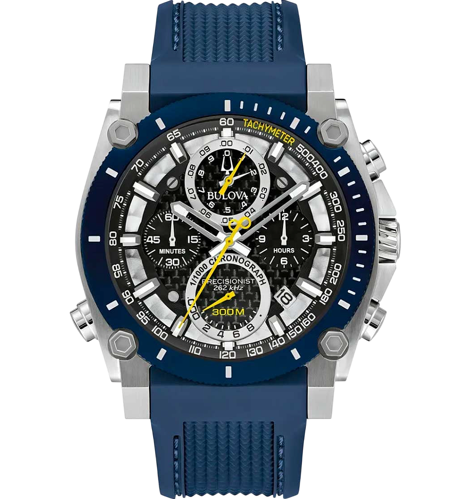 オーランドマジック 腕時計 Bulova Orlando Magic バスケット Bulova Precisionist 98B413 – Cronógrafo Azul 300m Safira