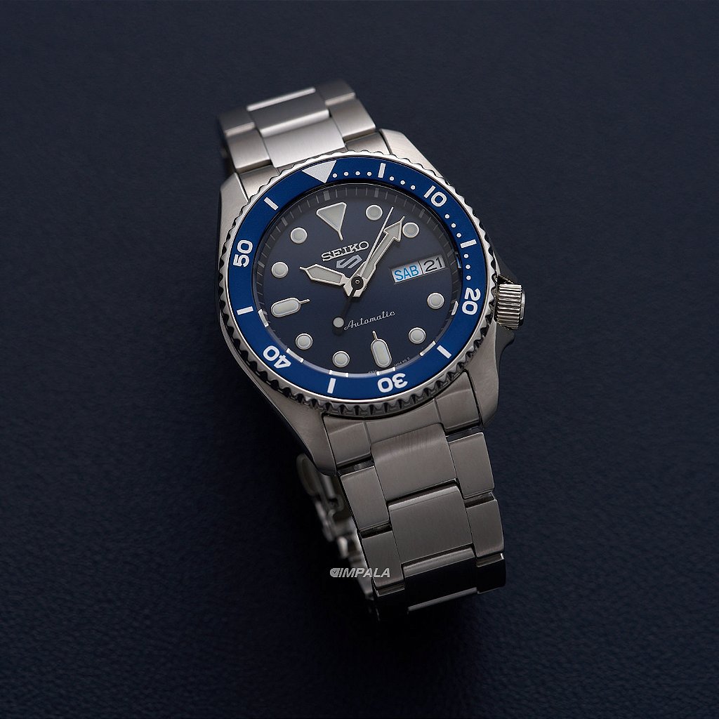 Seiko 5 Sports SRPL77 Street Denim – Automático 38mm - Relojoaria