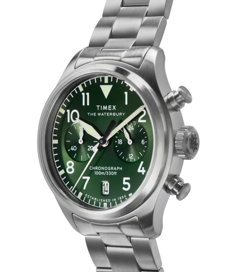 Timex Waterbury Ace Cronograph TW2Y19100 – Elegância Clássica e