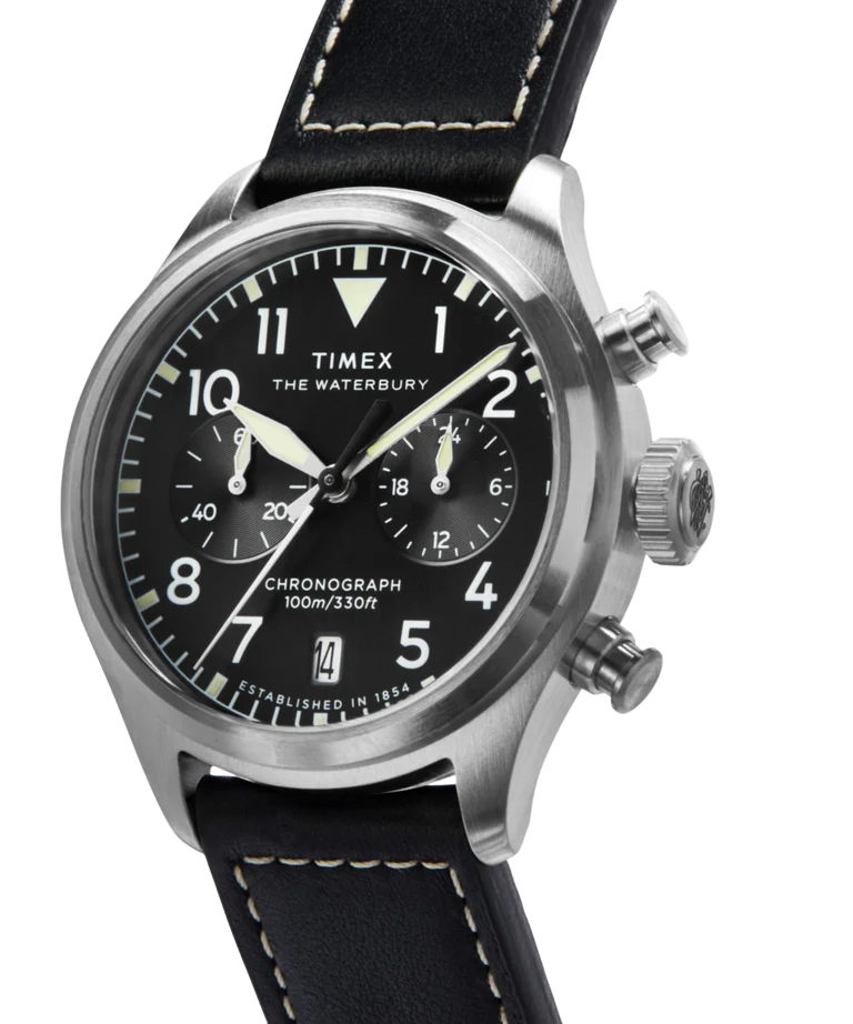 Timex Waterbury Ace Cronograph TW2Y19000 – Elegância Clássica e