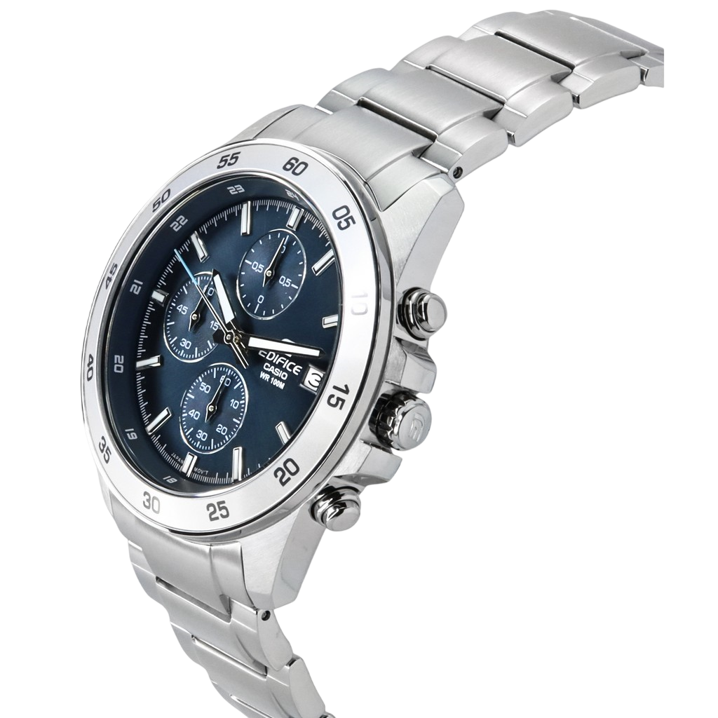Casio Edifice EFR-526D-2AVUDF Cronógrafo Azul em Aço Inoxidável