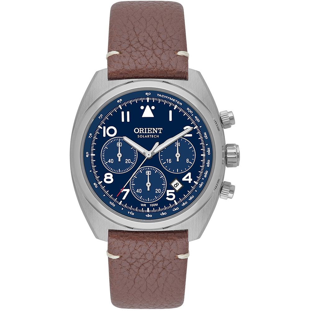 Orient Solartech MBSCC069 D2NX – Cronógrafo solar 40 mm 10 ATM