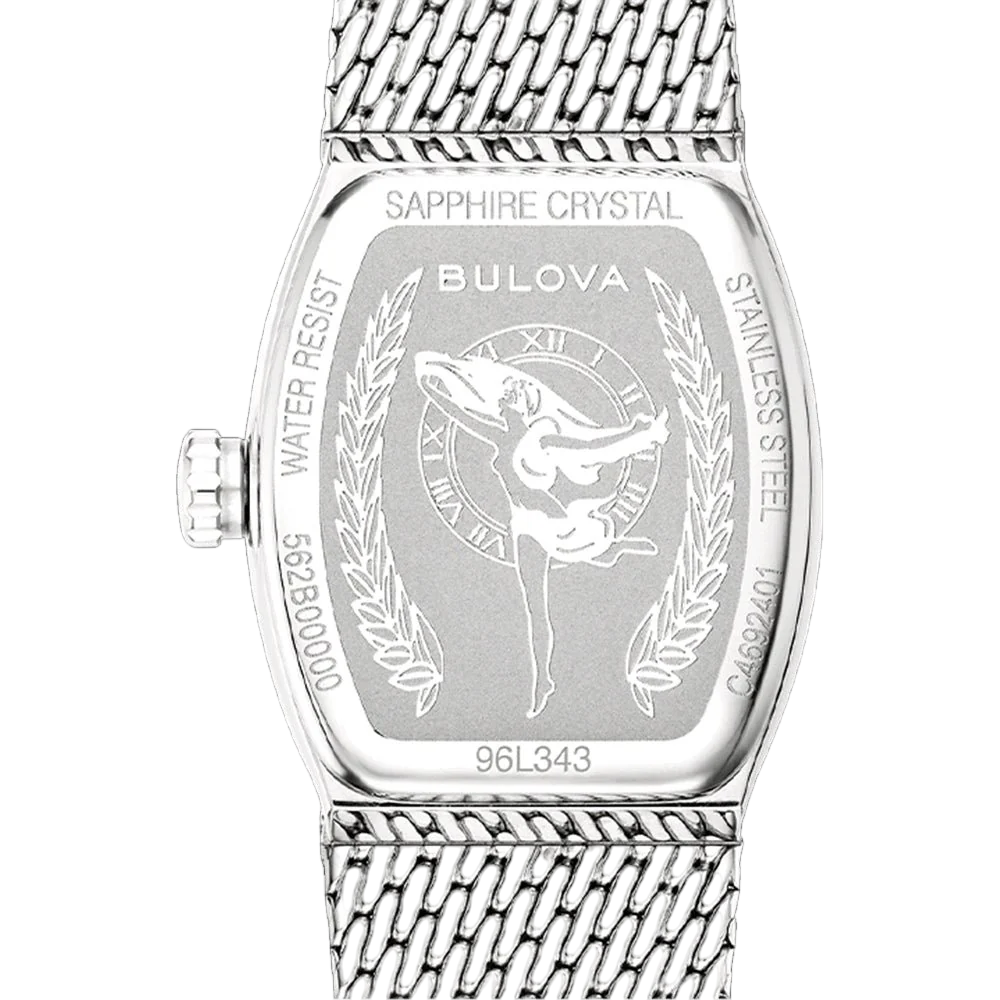 Bulova 96L343 – Goddess of Time Sodalite azul cristal feminino