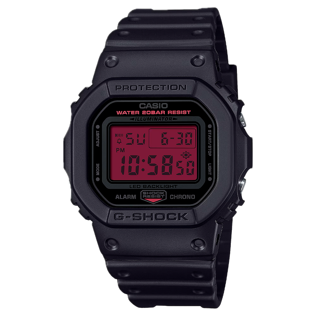 Casio G-Shock Black And Bold Red DW-5600BBR-1DR - Relojoaria