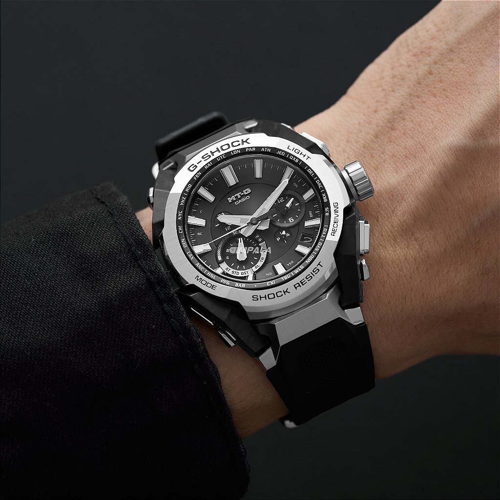 G-Shock MT-G MTG-B4000-1ADR Solar Bluetooth Safira - Relojoaria