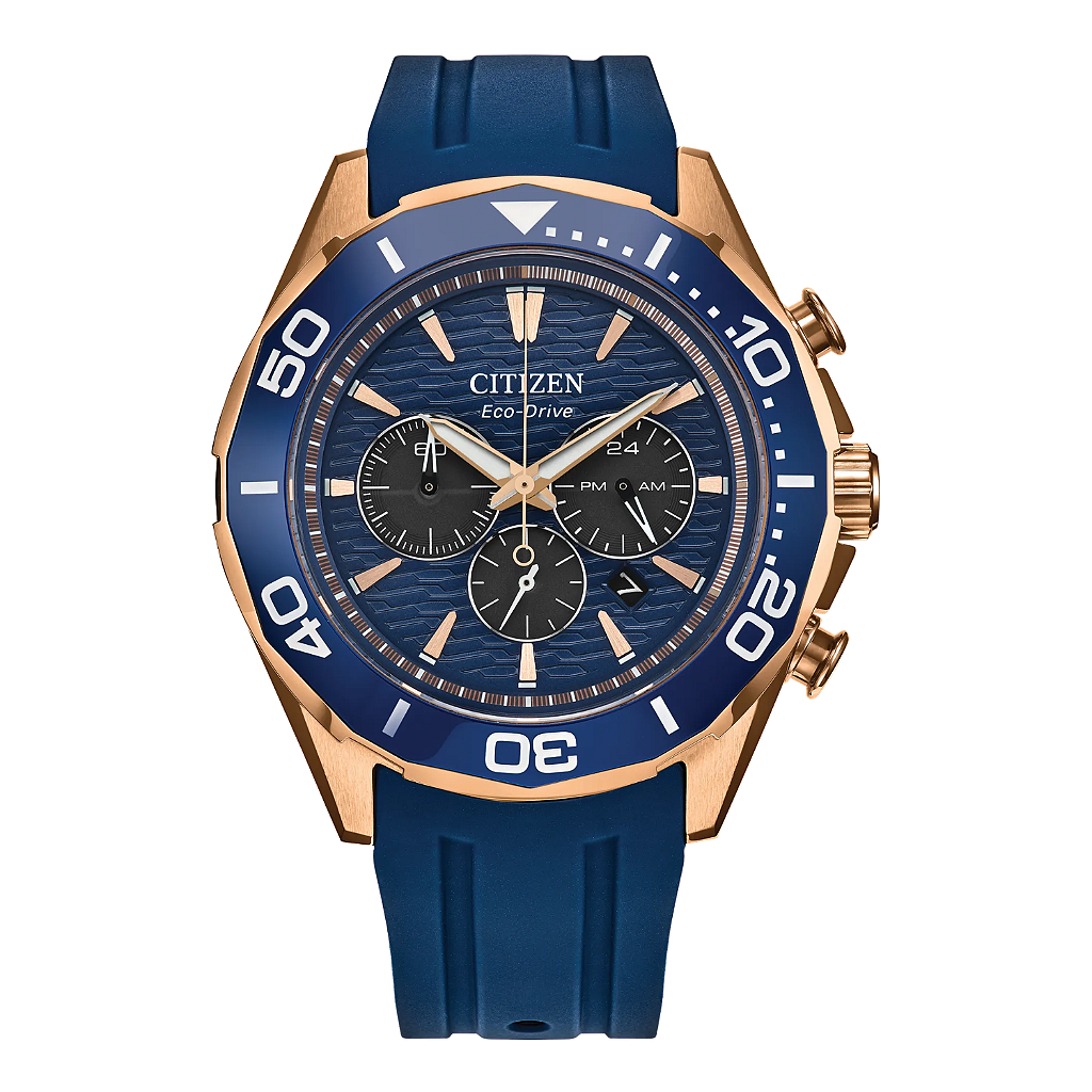 Relógio Citizen Endeavour CA4733-00L – Eco-Drive Cronógrafo Azul