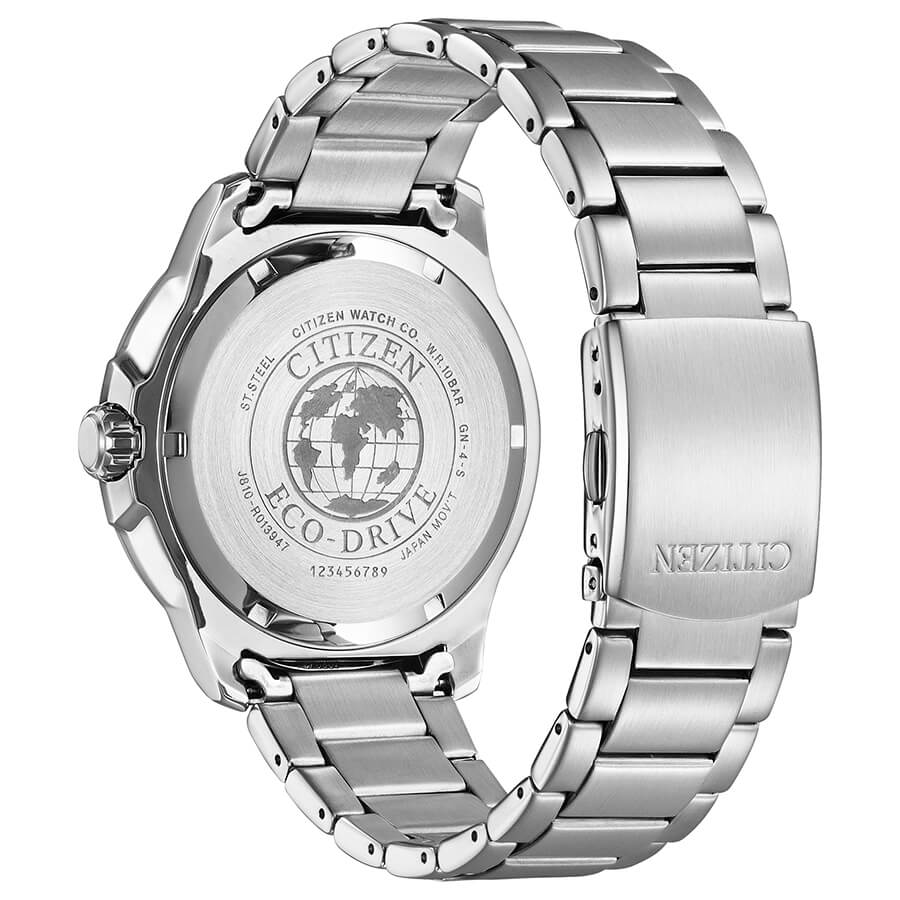 Relógio Citizen Marine Sport AW1526-89X – Eco-Drive Verde Aço