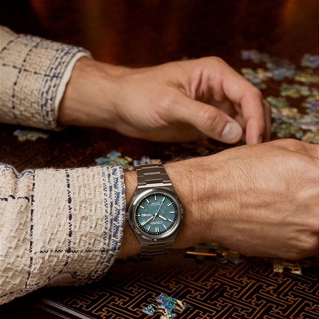 Relógio Citizen Zenshin Eco-Drive AW0130-85X Titânio Safira