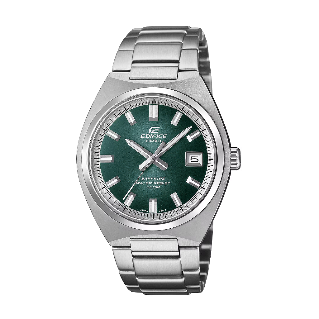 Relógio Casio Edifice EFB-109D-3AVDF Safira Aço 100m Verde