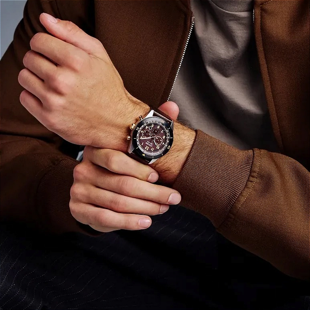 Relógio Citizen Terra Force CA4746-08X Eco-Drive Cronógrafo