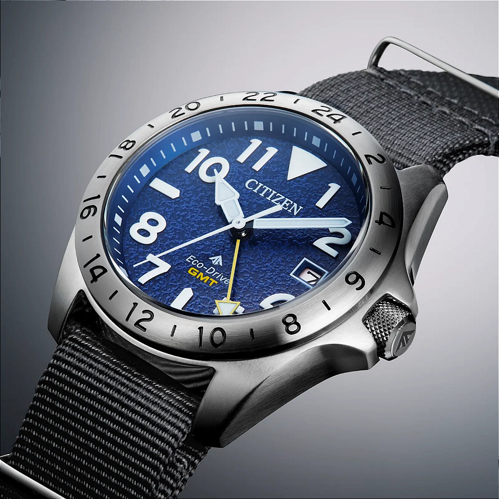 Relógio Citizen Promaster Land GMT BJ7150-09L Eco-Drive GMT