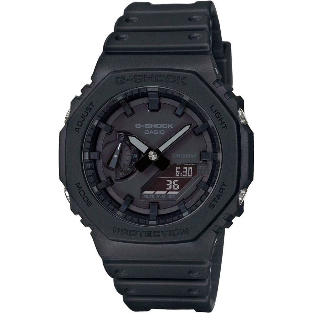 G-SHOCK GA-2100 ブラック G-Shock GA-2100-1A1DR Carbon Core Guard All Black - Relojoaria