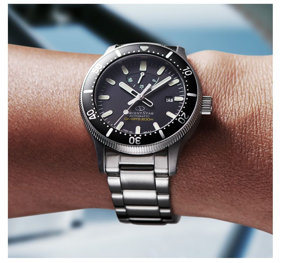 時計 ORIENT Automatic Diver Watch 20bar Orient Star Diver Automático Preto RE-AU0301B00B Made in Japan