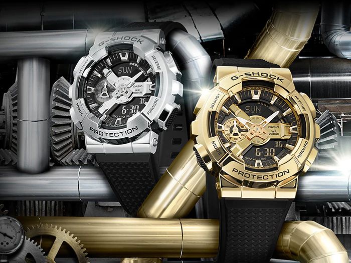 G-Shock G-Steel GM-110-1ADR Prateado Resina - Relojoaria Impala