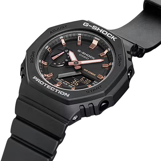 CASIO G-SHOCK レディース GMA-S2100 ブラック Casio G-SHOCK GMA-S2100-1A Carbon Core Guard 200M - Relojoaria