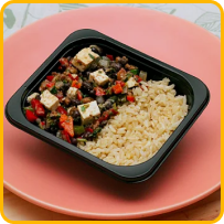 Chili Vegano com Arroz Integral