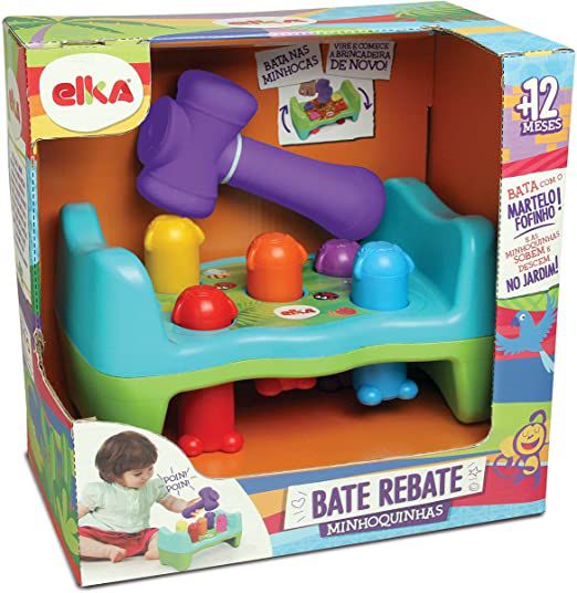 Brinquedo Educativo Jogo Bate Rebate - Elka - Chicletinho Baby - Loja  especializada em artigos infantis